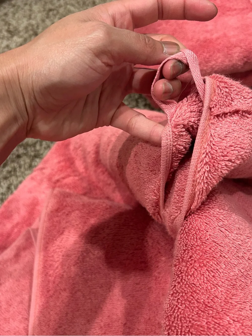 Threshold 100% Cotton Pink Towels Set of 8